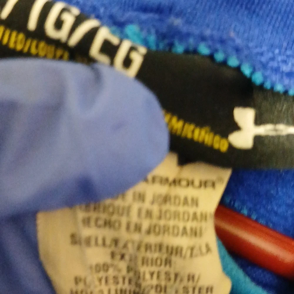 Men's Blue/Teal Under Armour "STORM" Hoodie Size XL - Picture 6 of 9